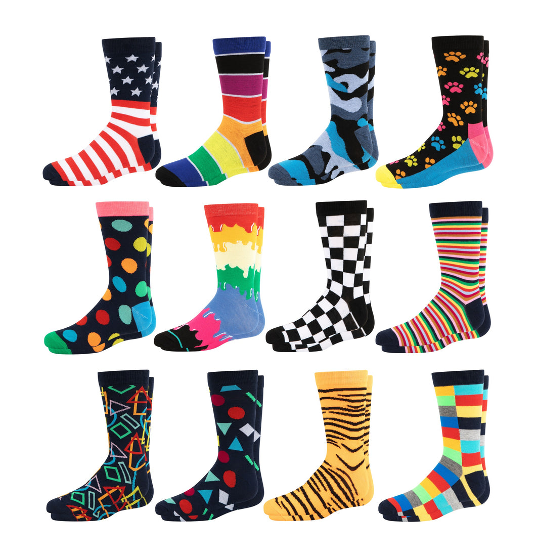 FUN Boy's Sock 12-Pack