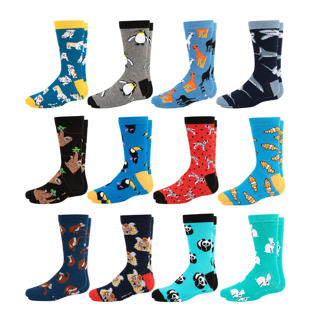 CRAZY Boy's Sock 12-Pack