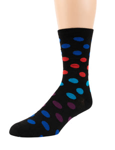 MESMERIZE 12-Pack by Mitch Bogen: Patterned Funky Crew Socks for Men